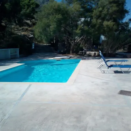 Semi-detached House On The Heights Of Parikia - Exceptional View Of The Cyclades Nyaraló Párosz