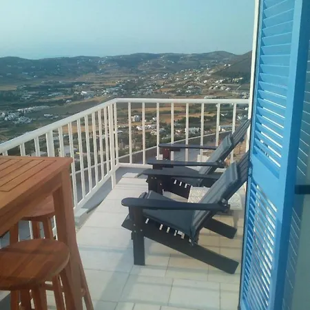 Semi-detached House On The Heights Of Parikia - Exceptional View Of The Cyclades 펜션 Páros