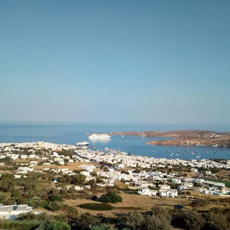 Semi-detached House On The Heights Of Parikia - Exceptional View Of The Cyclades Parikia (Paros)